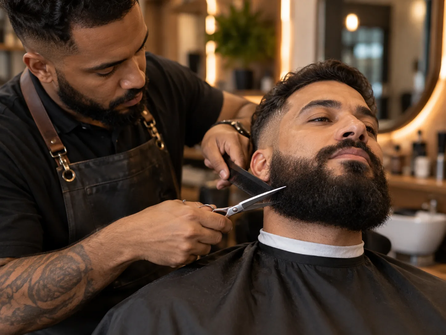 Barba bem cuidada — Barbearias